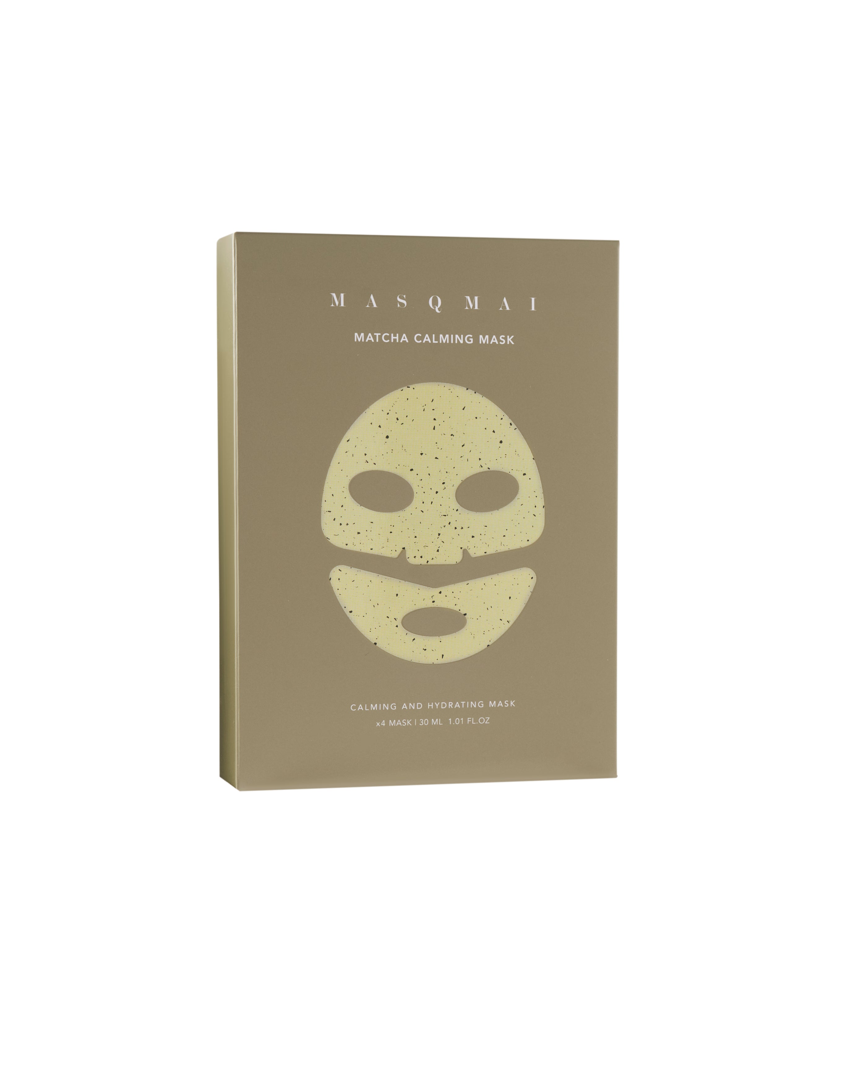 MASQMAI raminanti ir drėkinanti kaukė Matcha calming mask (4 x 30 ml)