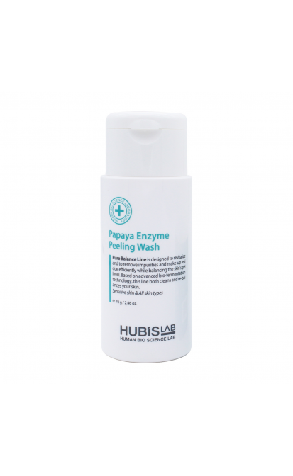 HUBISLAB PURE BALANCE VEIDO ŠVEITIKLIS SU PAPAJOS FERMENTAIS, 70 G