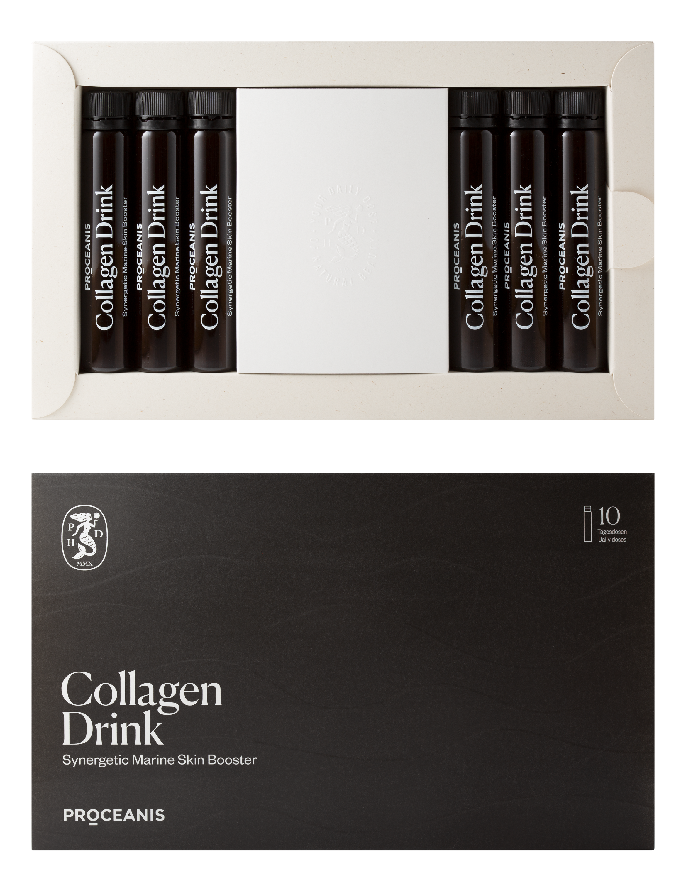 Proceanis Collagen Drink Travel maisto papildas, 10 x 25 ml