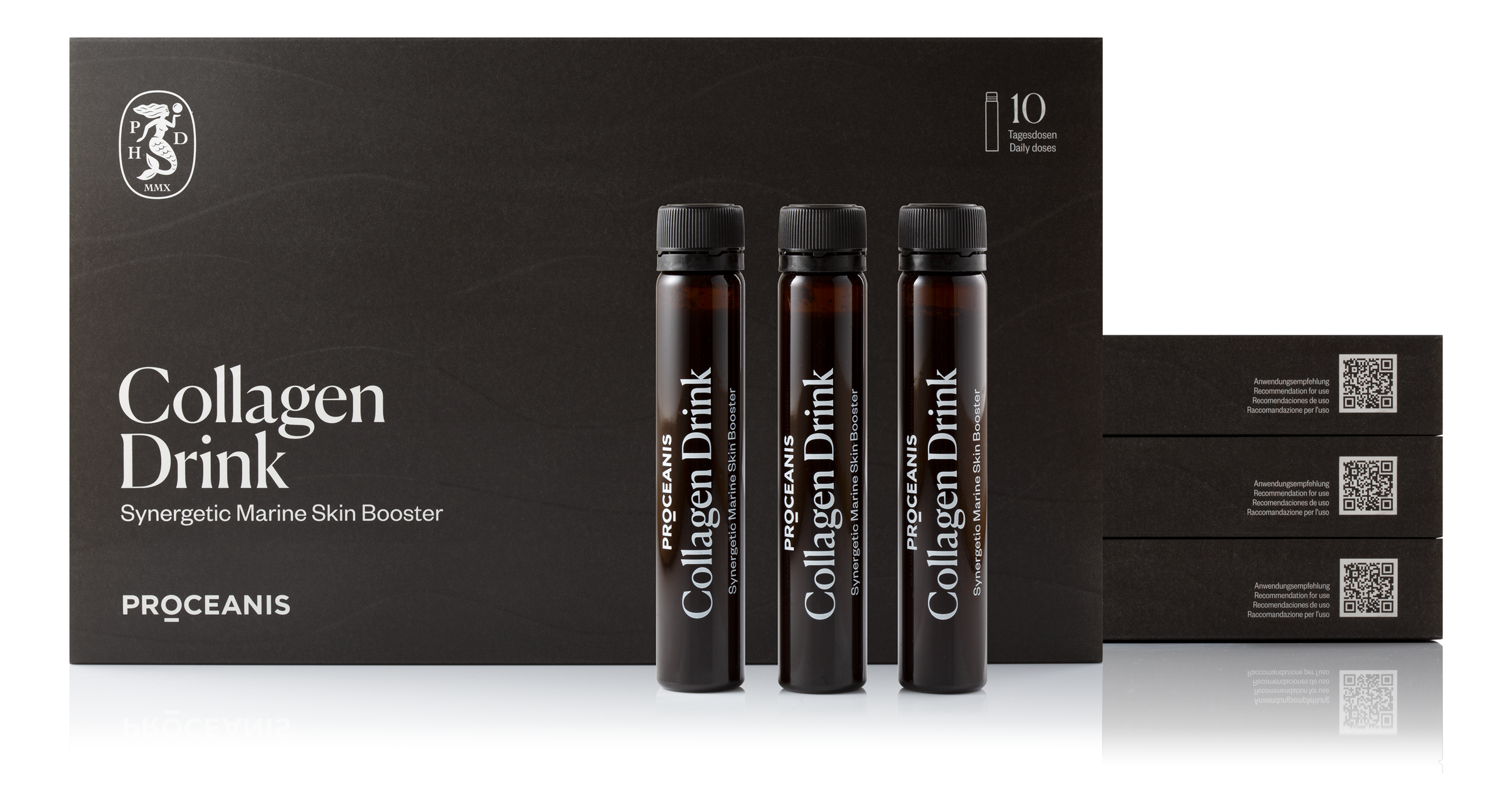 Proceanis Collagen Drink Travel maisto papildas, 10 x 25 ml