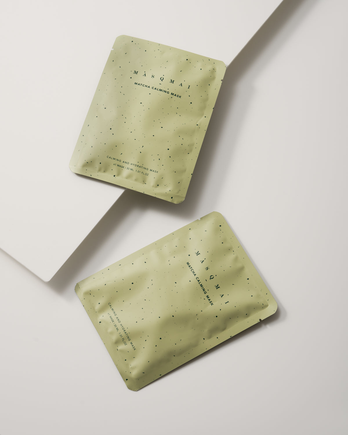 MASQMAI raminanti ir drėkinanti kaukė Matcha calming mask (4 x 30 ml)