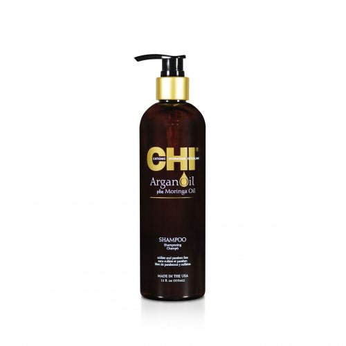 CHI Argan Oil šampūnas su argano ir moringų aliejumi, 355 ml - DayGlowDayGlowDayGlow