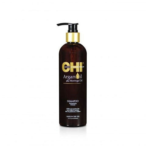 CHI Argan Oil šampūnas su argano ir moringų aliejumi, 355 ml - DayGlowDayGlowDayGlow
