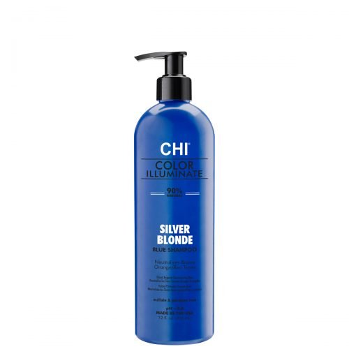 CHI IONIC COLOR ILLUMINATE spalvą atgaivinantis šampūnas – Silver Blonde 355ml - DayGlowDayGlowDayGlow