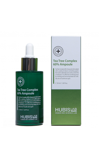 HUBISLAB AMPULĖ SU 60% ARBATMEDŽIO KOMPLEKSU, 50 ML