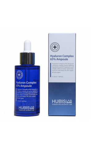 HUBISLAB AMPULĖ SU 65% HIALURONO RŪGŠTIES KOMPLEKSU, 50 ML