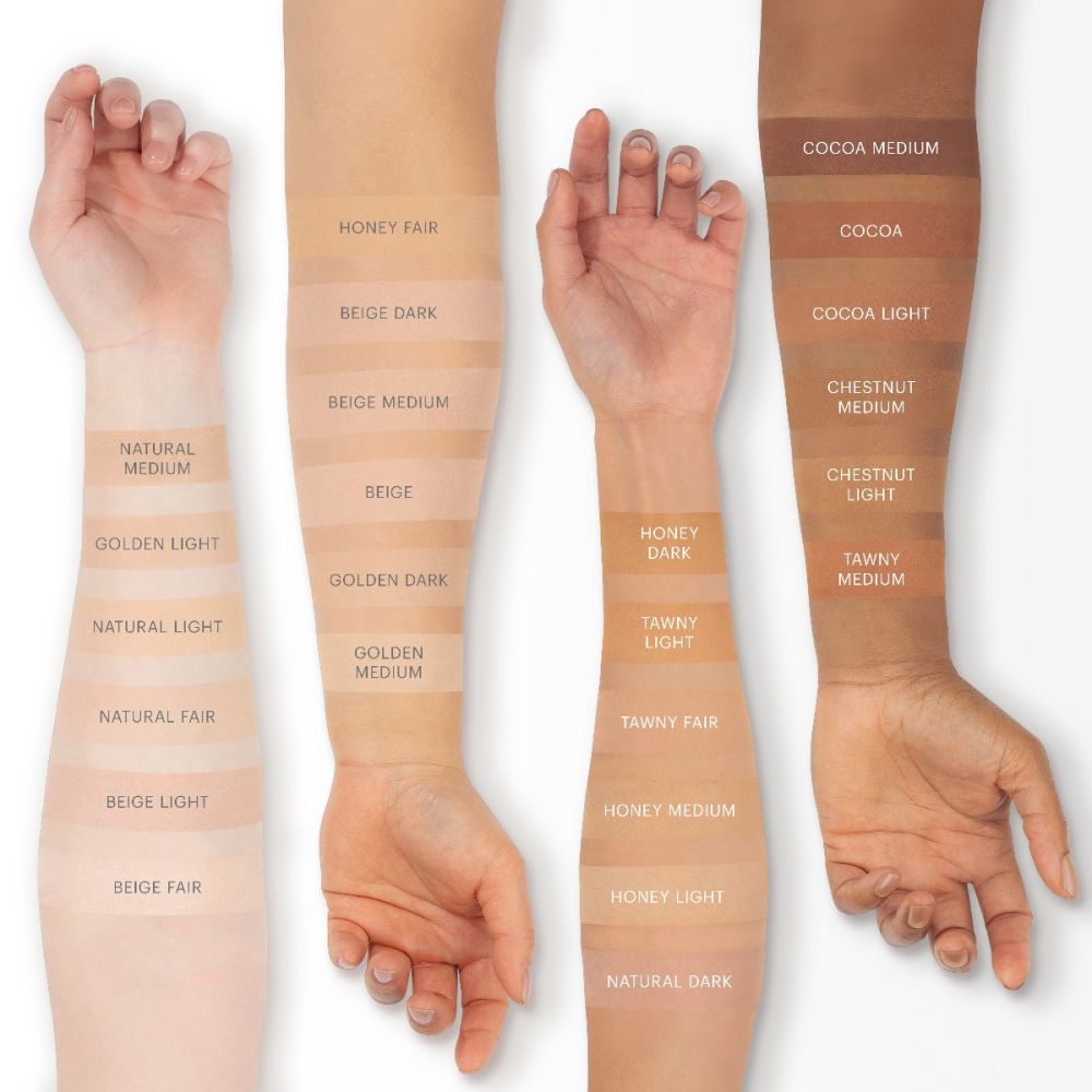 GloSkin presuota toninė pudra; atspalvis Natural Medium