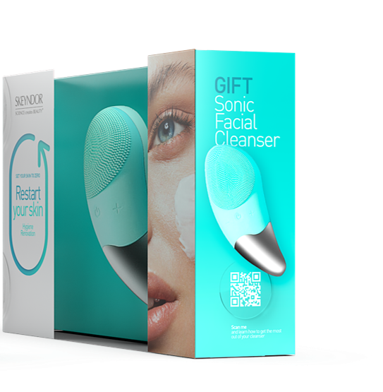 Skeyndor masažuoklis veido valymui su aukšto dažnio vibracijos technologija